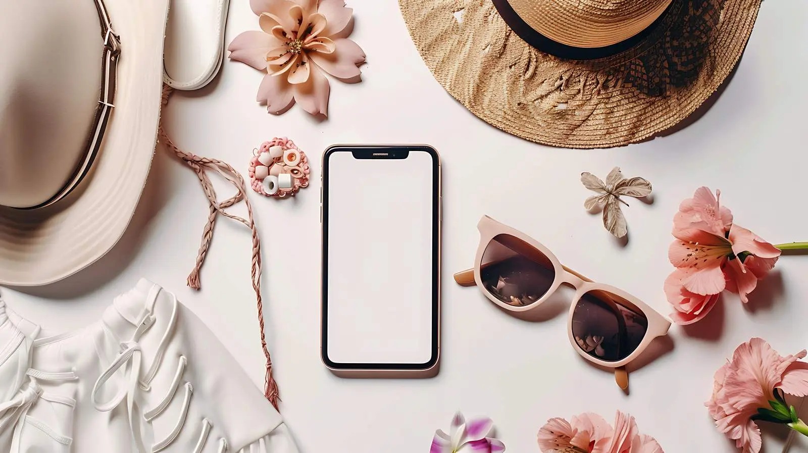 Mobile Phone Displaying Women's Clothing Collection – free convenience image from Dotvec