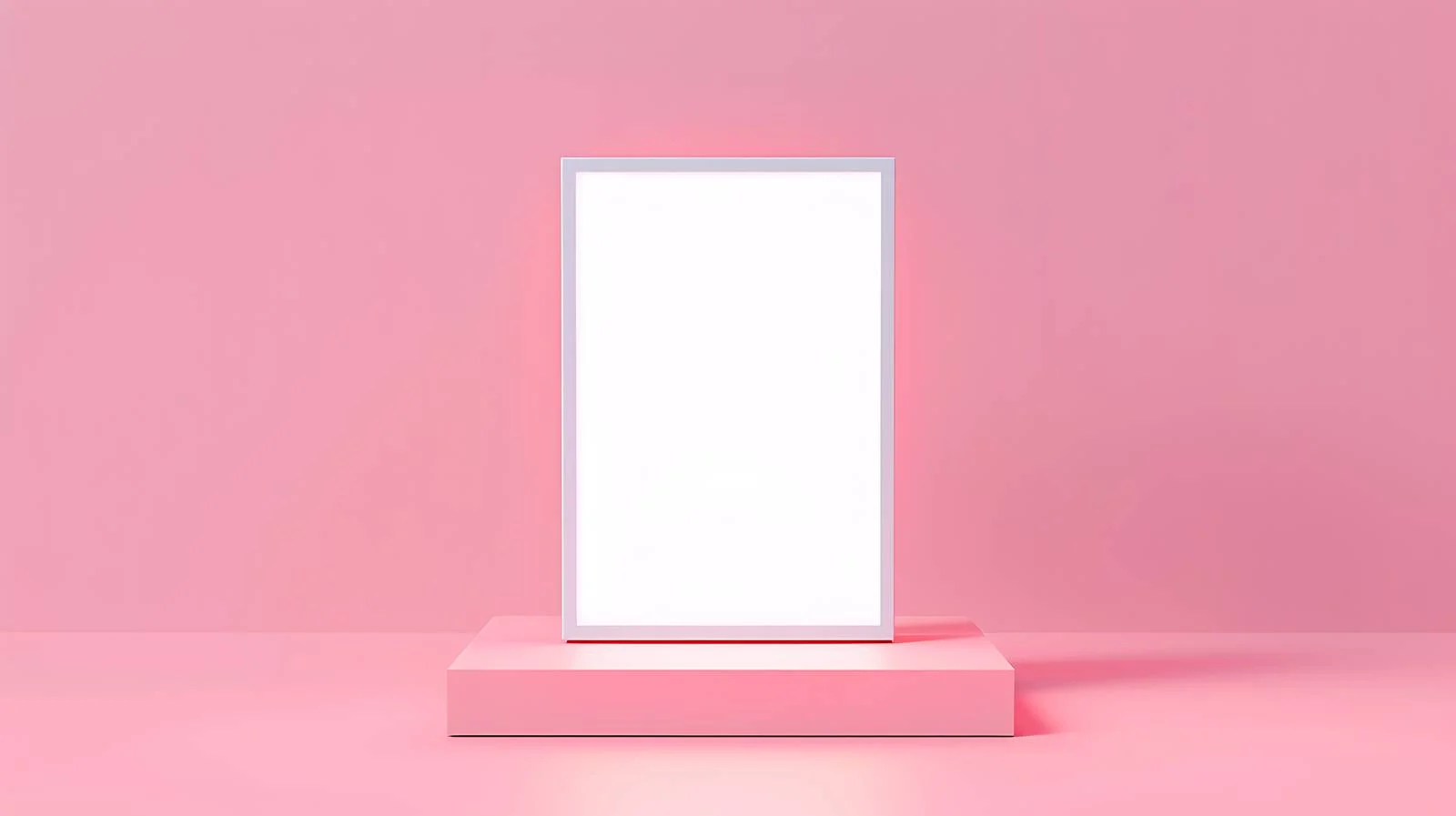 Pastel Pink Lightbox Mockup — free download from Dotvec