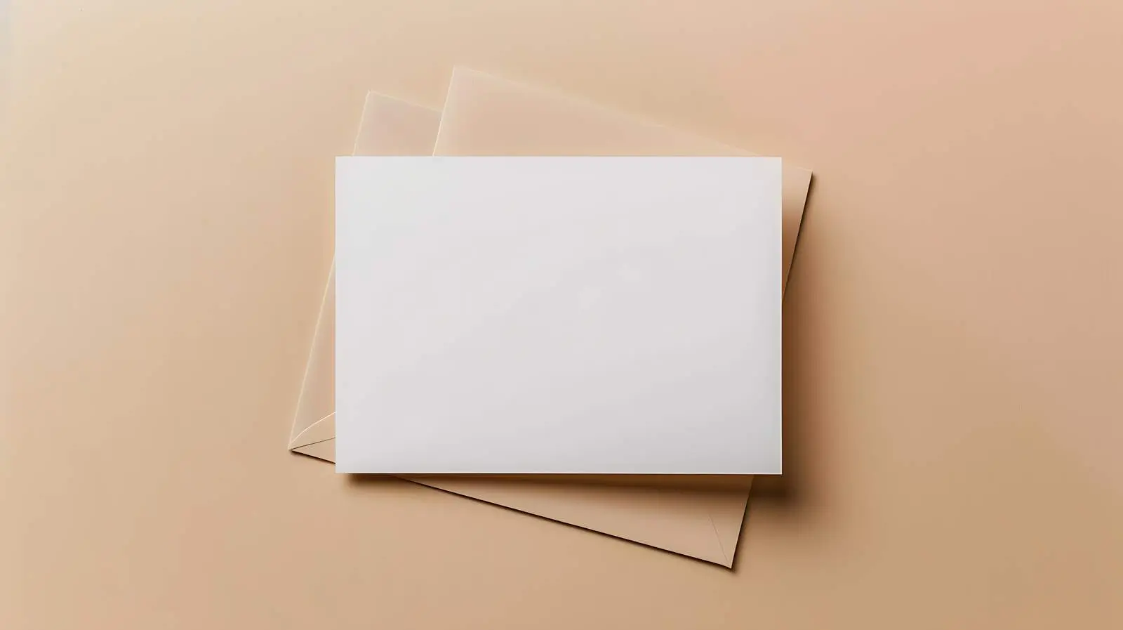 Blank Paper Card Sheets on Beige Background — free download from Dotvec