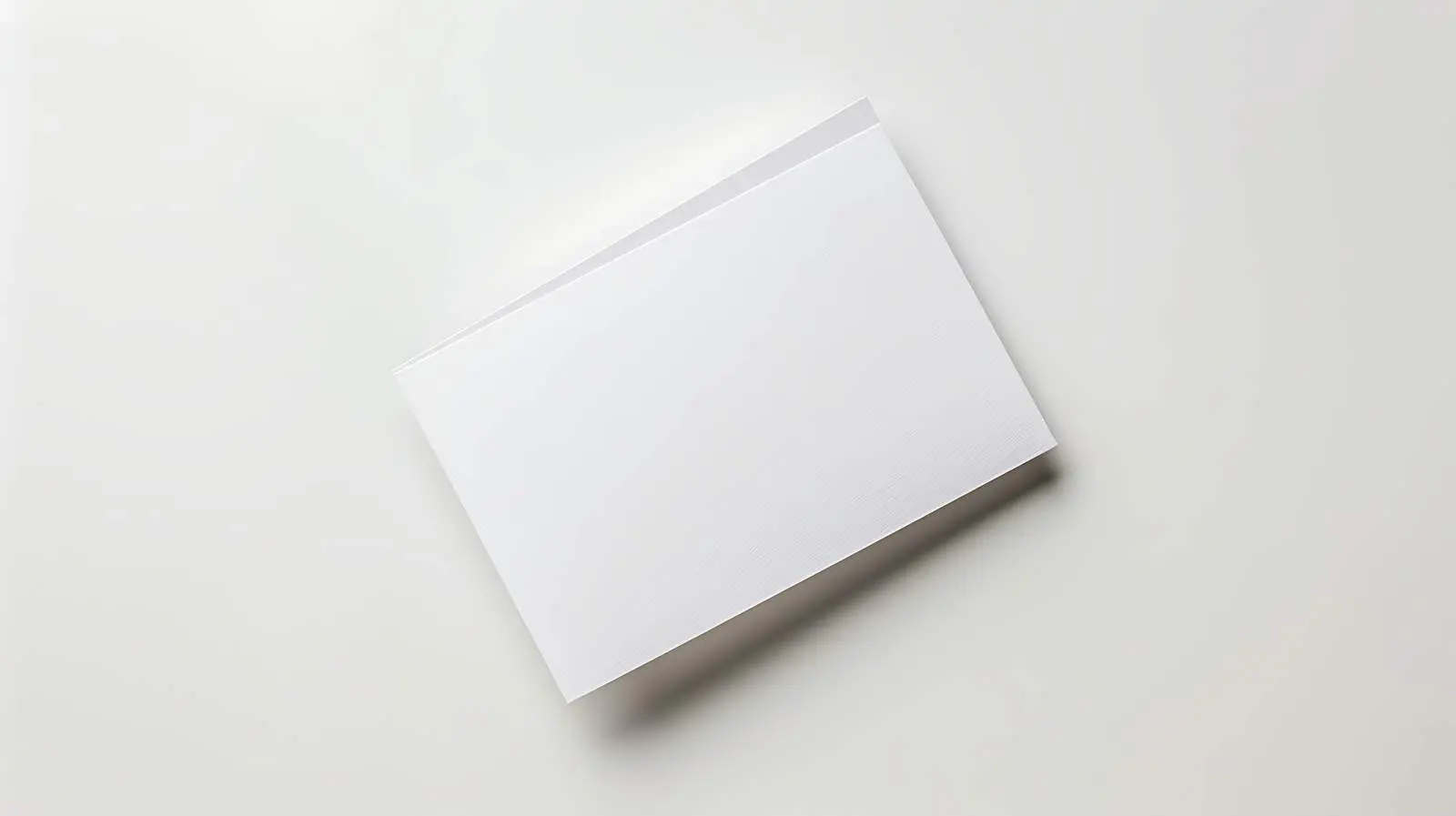 Blank Paper Card Mockup with Space — free download from Dotvec