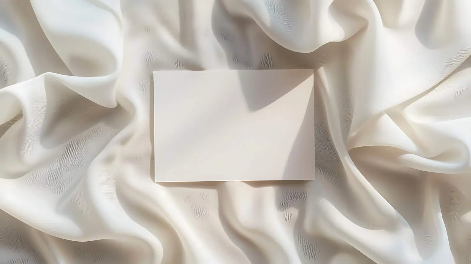 Blank Invitation Card with Sunlight Shadow — free download from Dotvec
