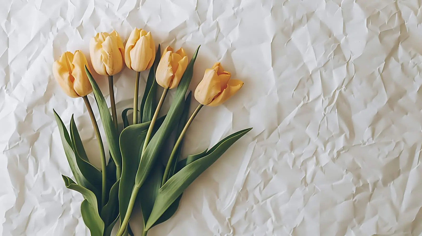 Yellow Tulip Bouquet Invitation Card Design — free download from Dotvec