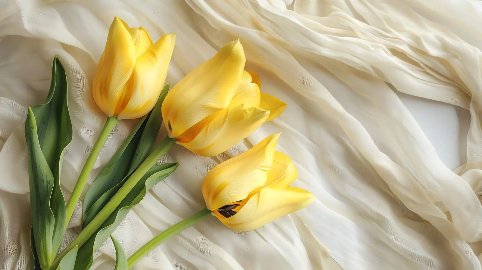 Yellow Tulip Bouquet Invitation Card Design – free tulip flowers image from Dotvec