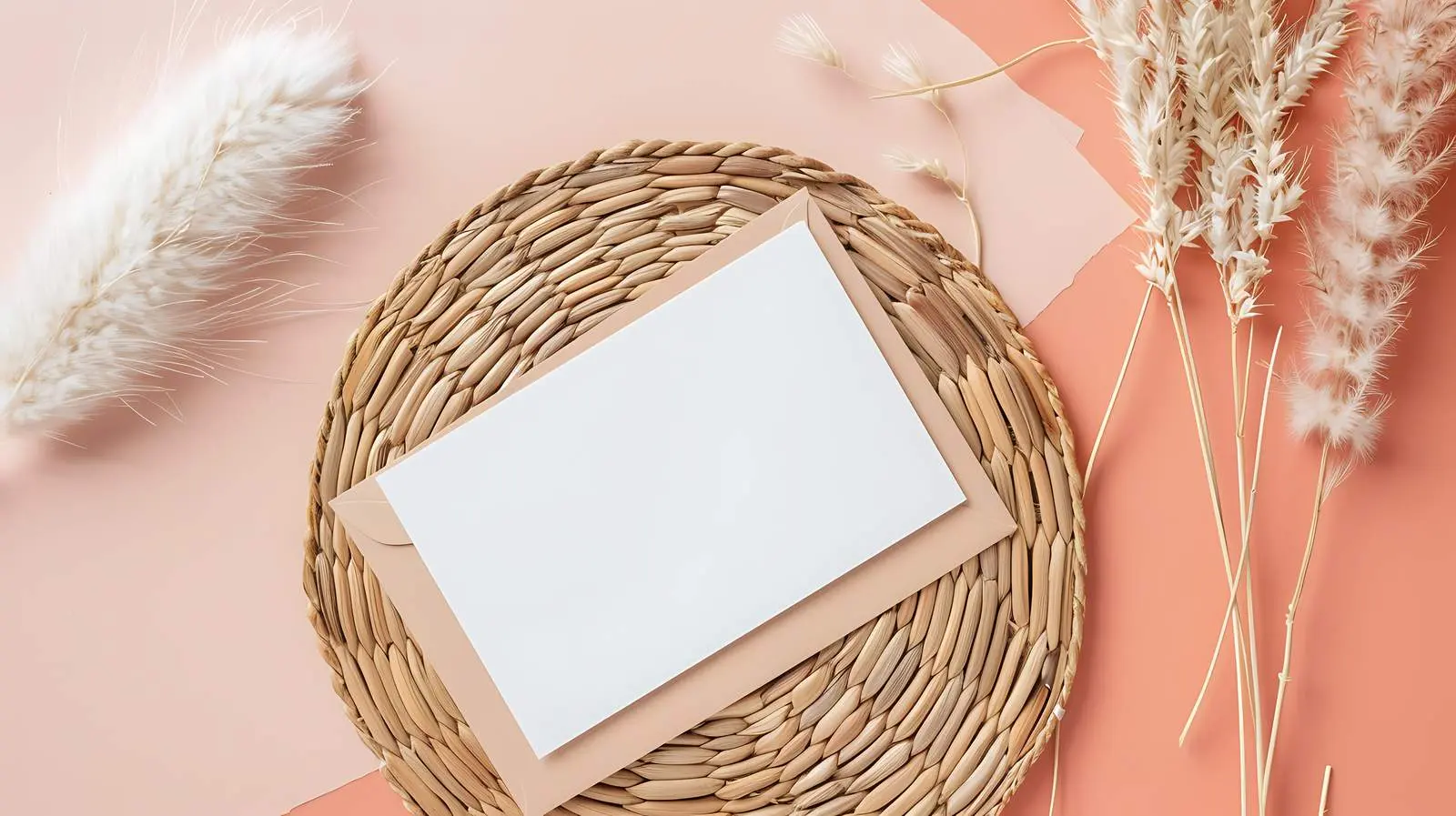 Bunny Tail Invitation Card with Blank Space — free download from Dotvec