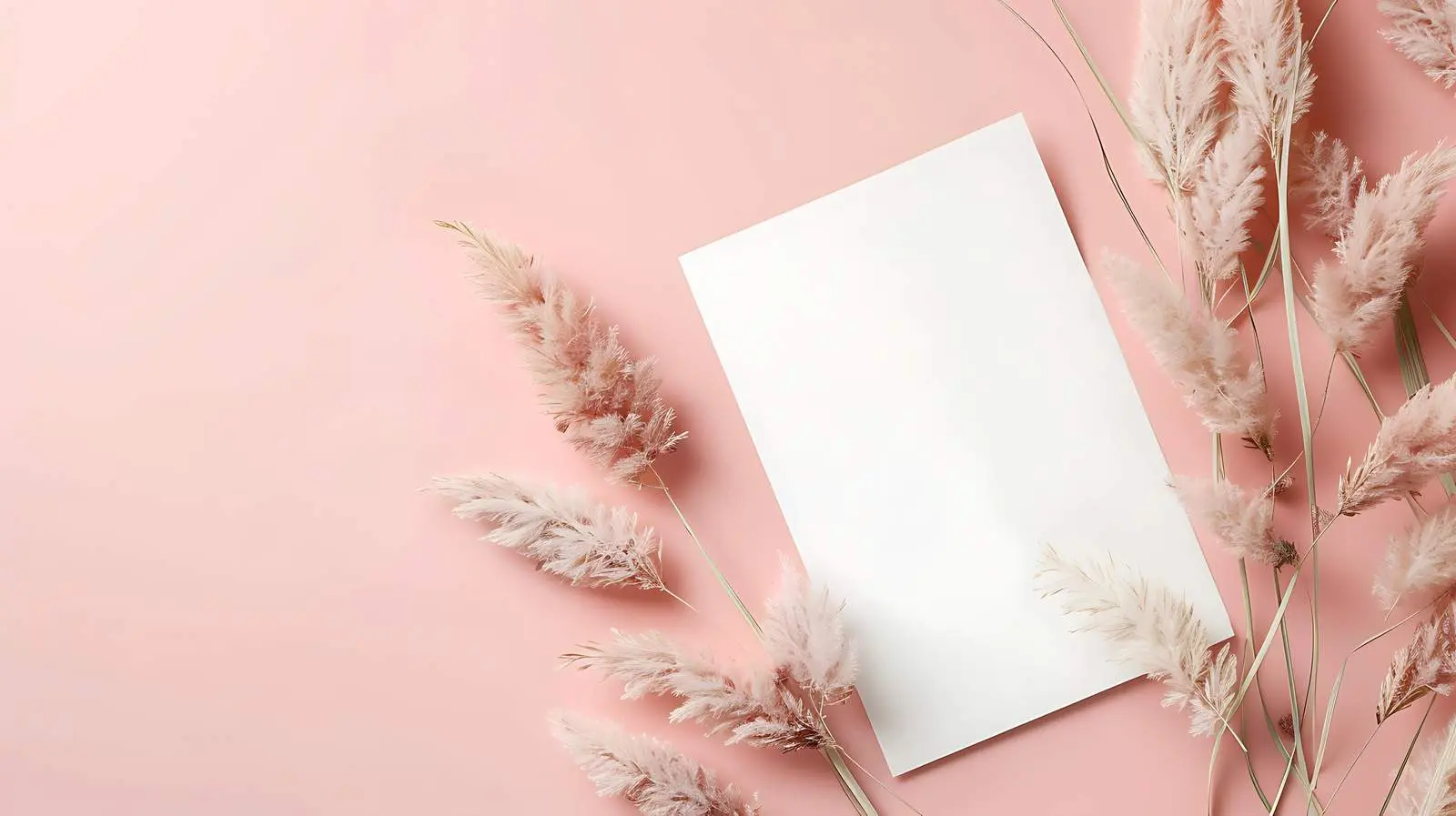 Blank Bunny Tail Invitation Card on Grass — free download from Dotvec