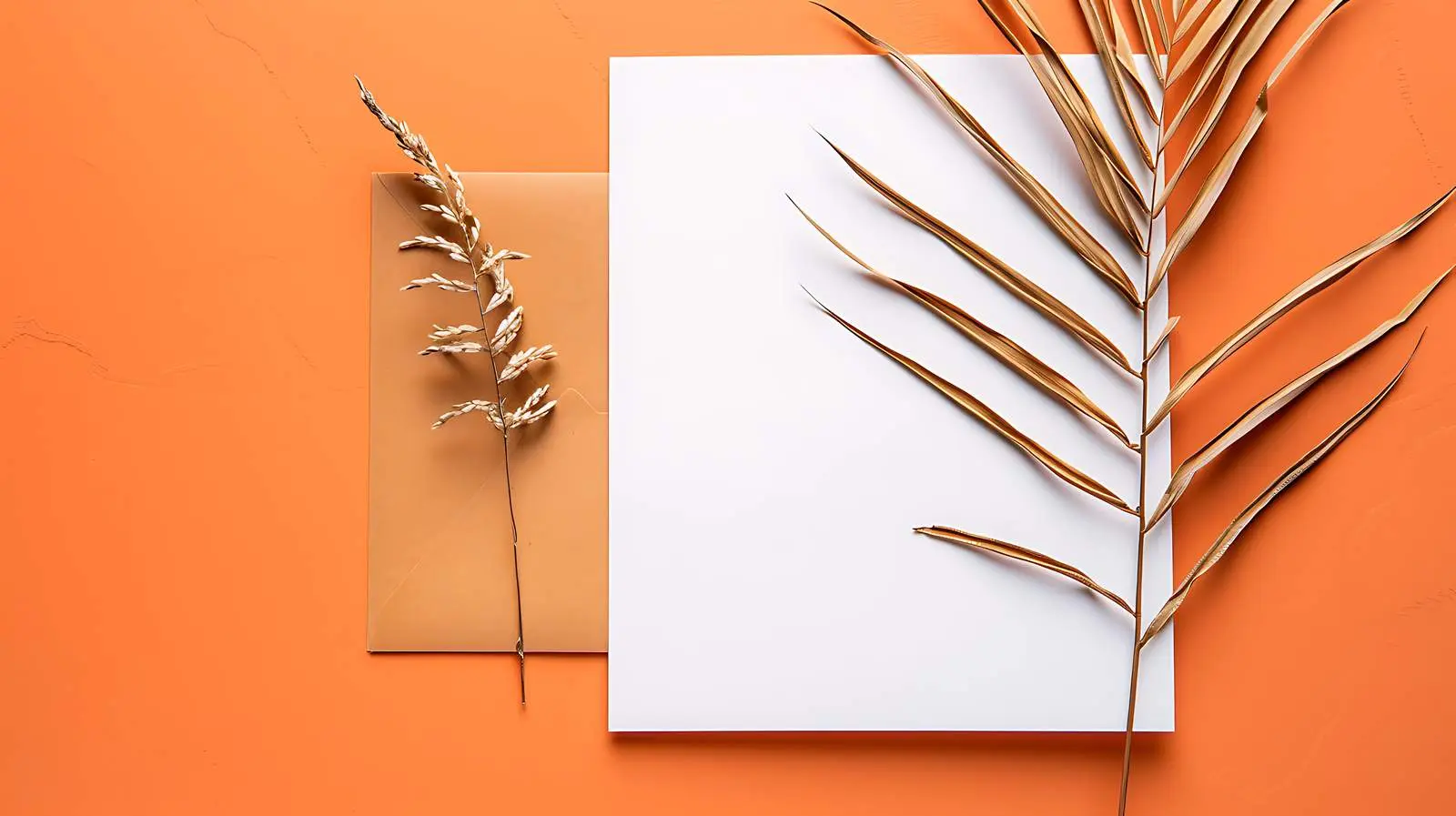 Blank Tropical Invitation Cards with Copy Space – free tropical design image from Dotvec