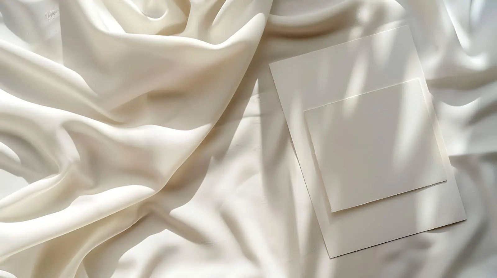 Blank Invitation Cards with Sunlight Shadow — free download from Dotvec