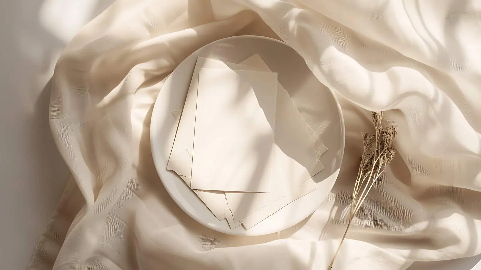 Blank Invitation Cards with Yellow Tulip Design — free download from Dotvec