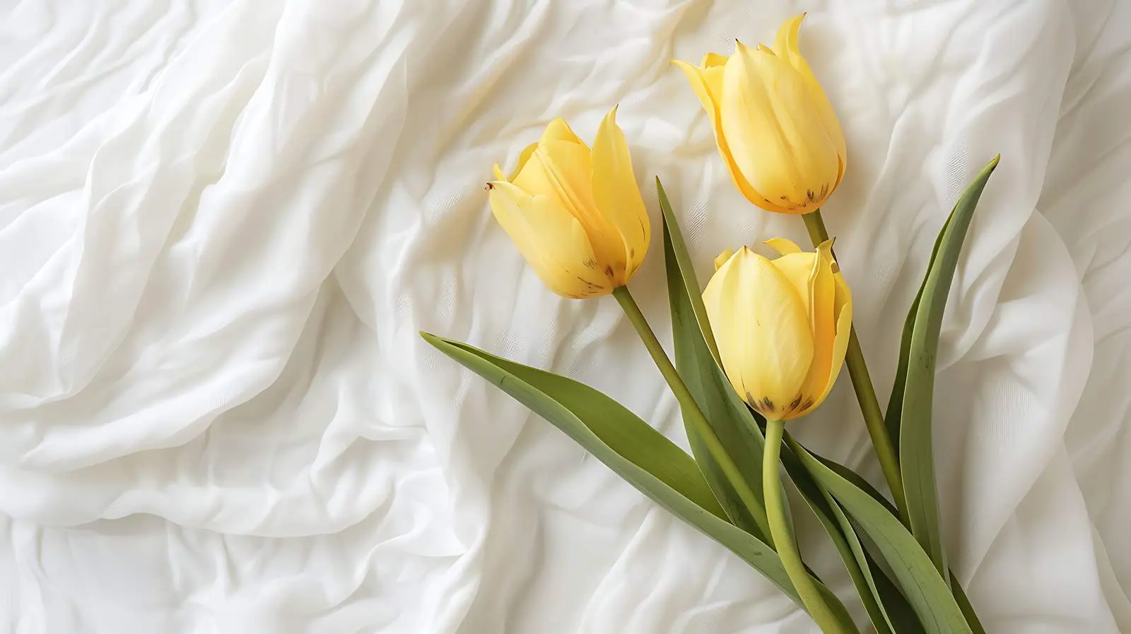 Yellow Tulip Flower Invitation Card Background – free birthday invite image from Dotvec