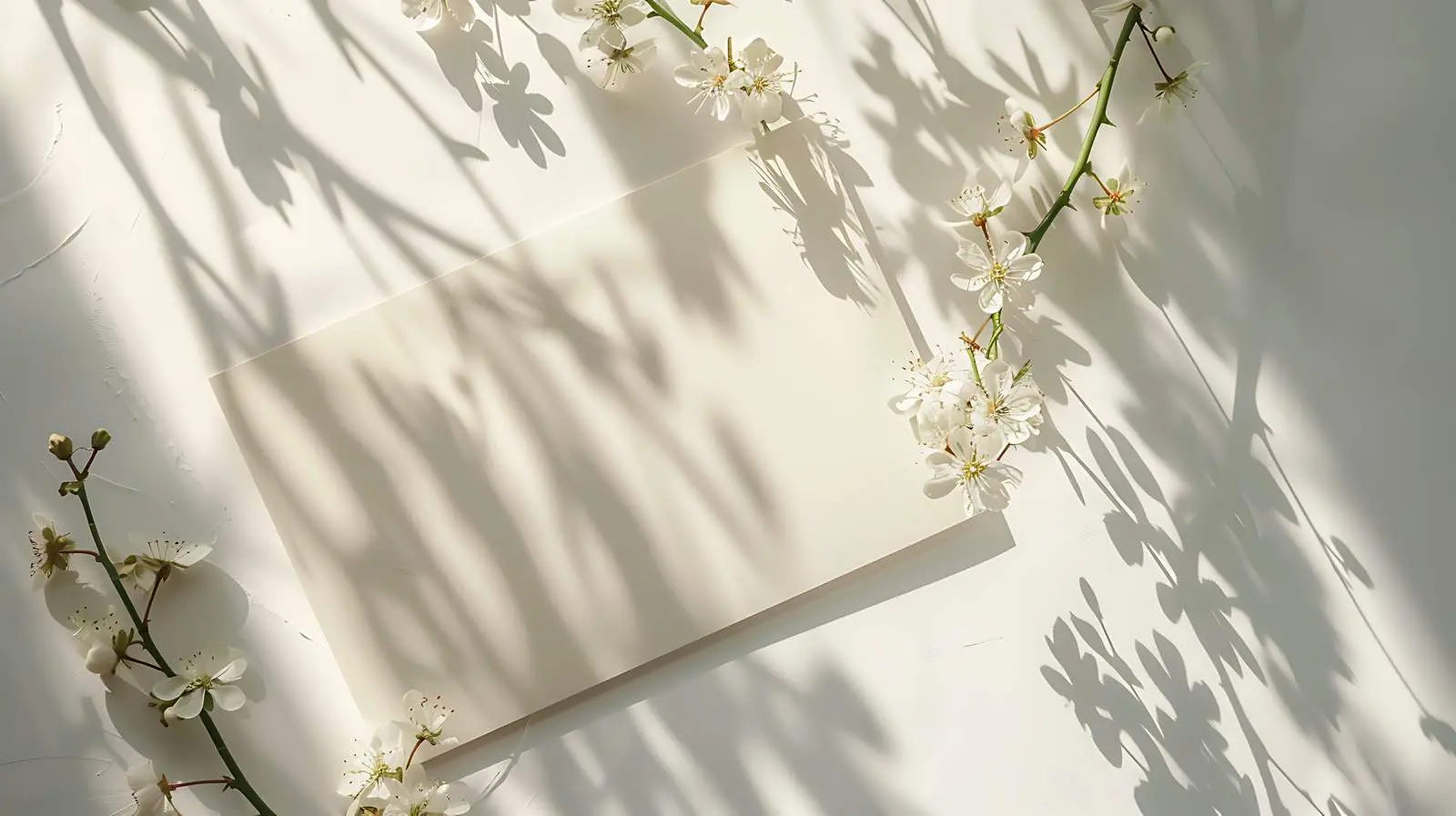 Blank Card Mockup with Poppy Flowers — free download from Dotvec