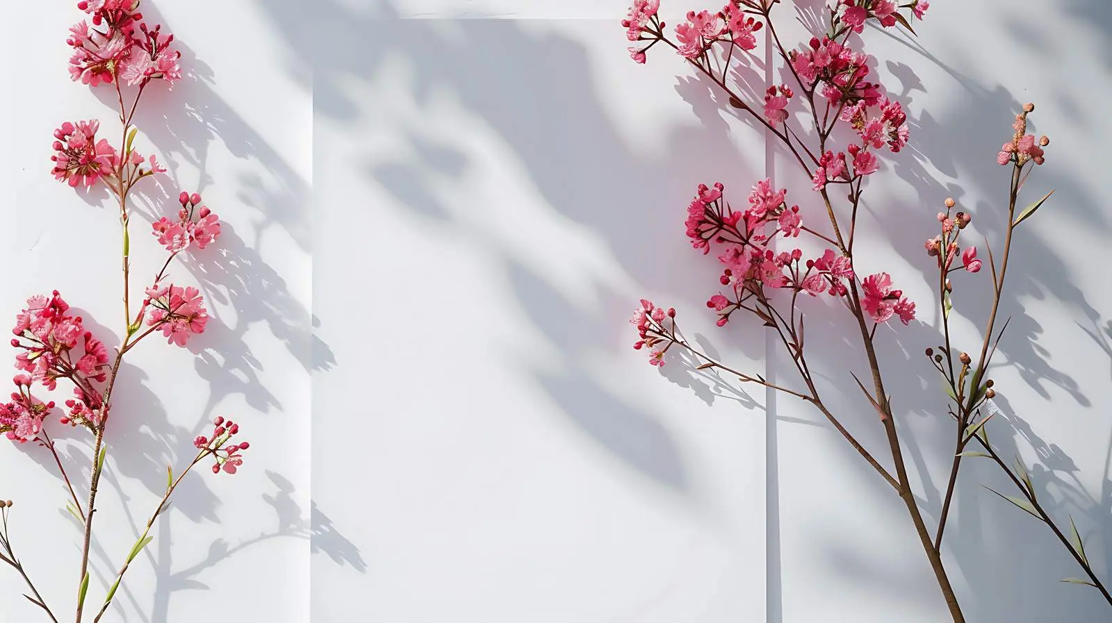 Blank Paper Card with Palm Leaf Mockup — free download from Dotvec