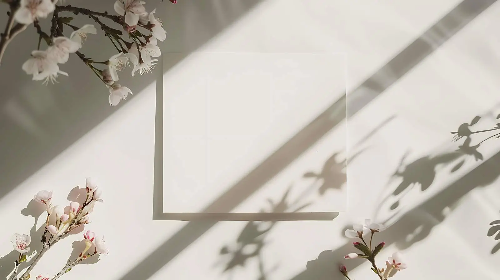 Blank Card with Palm Leaf Mockup — free download from Dotvec