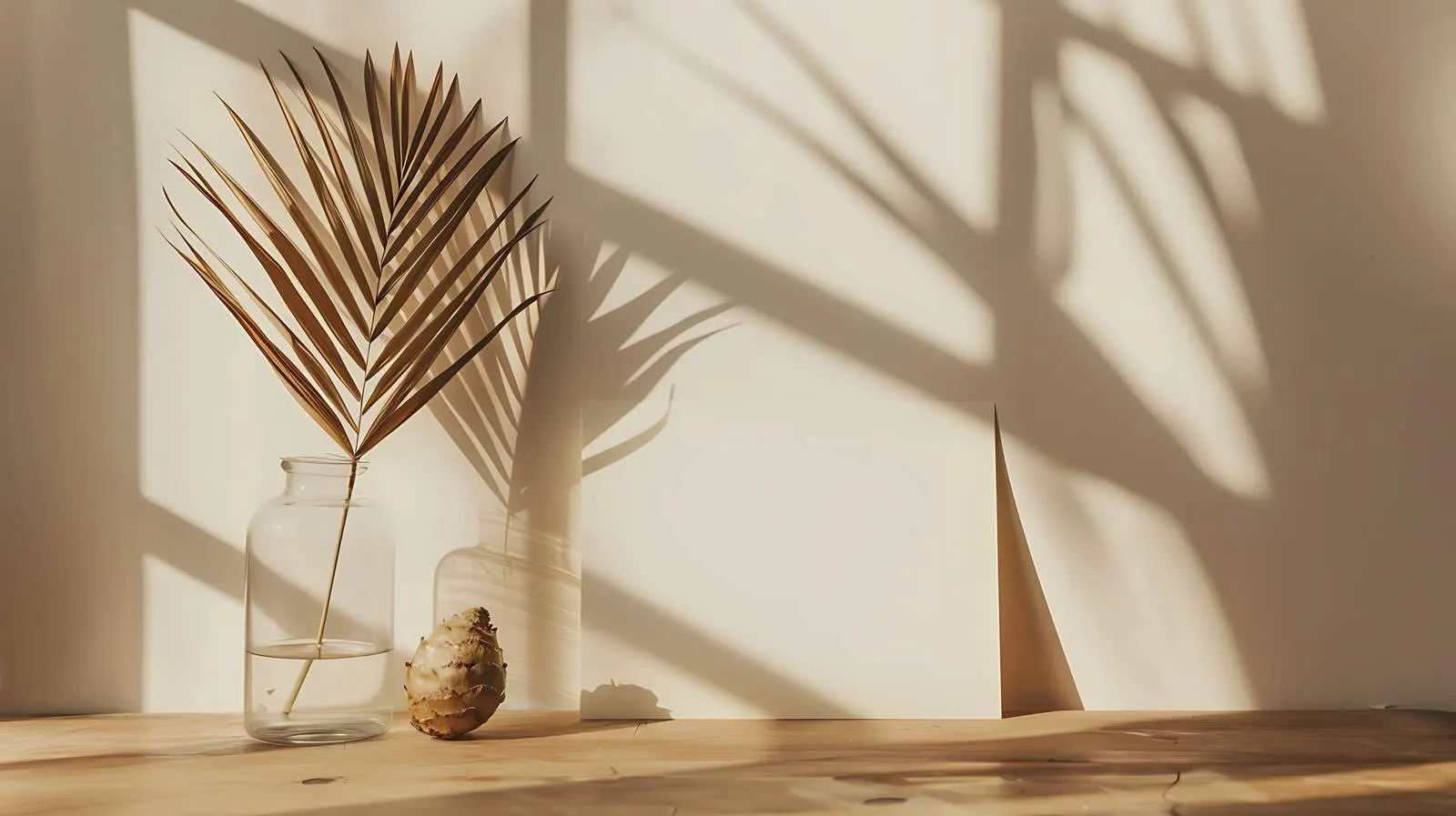 Blank Paper Sheet Card on Ginger Background — free download from Dotvec