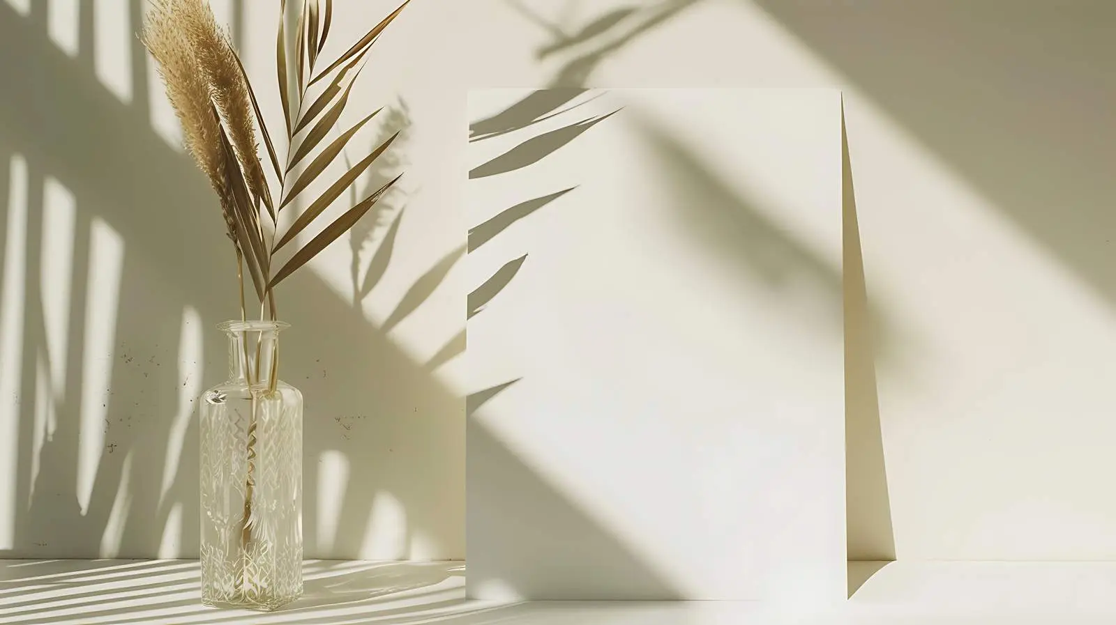 Blank Paper Sheet Card on Ginger Background — free download from Dotvec