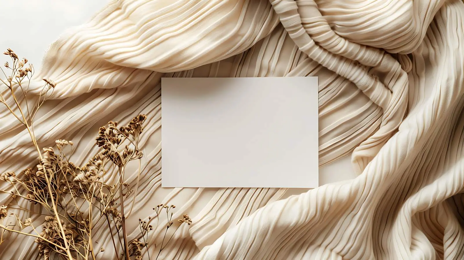 Blank Paper Sheet Mockup on Beige Background — free download from Dotvec