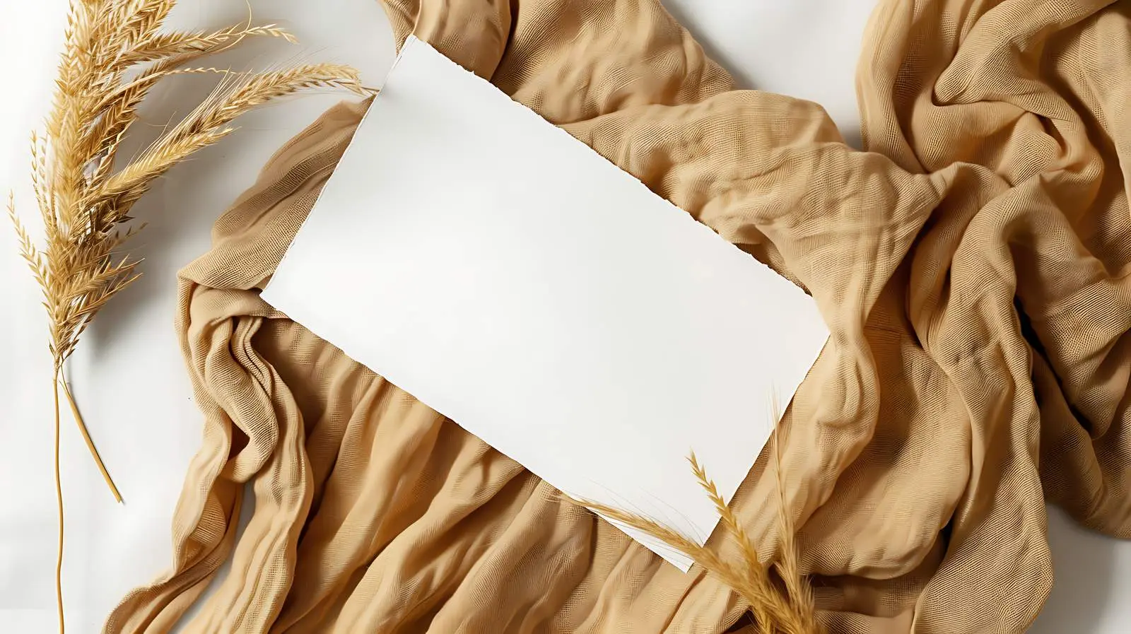 Blank Paper Sheet Card with Mockup Space – free presentation tool image from Dotvec