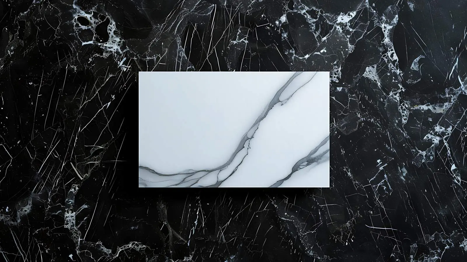 Blank Paper Sheet on Black Marble Background — free download from Dotvec