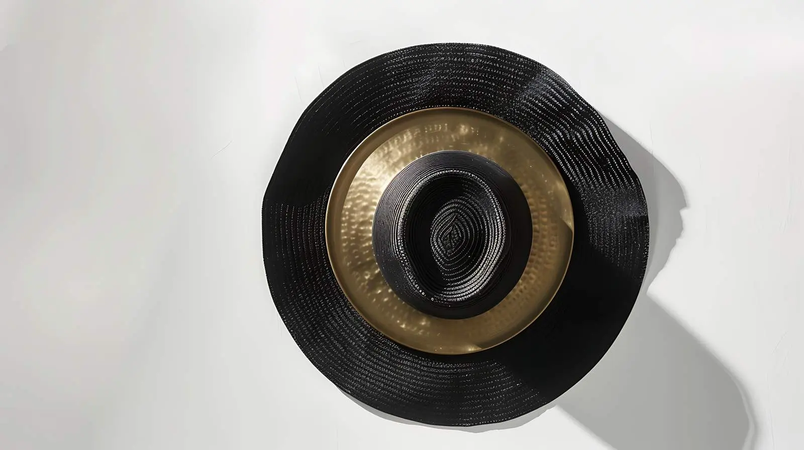 Blank Card Sheet Mockup on Brass Plate — free download from Dotvec