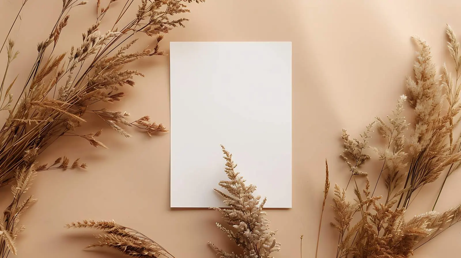 Blank Paper Sheet on Ginger Background — free download from Dotvec