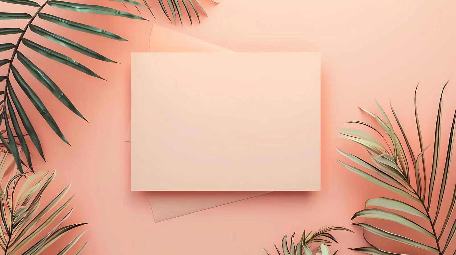 Blank Paper Sheet Card Mockup with Copy Space — free download from Dotvec