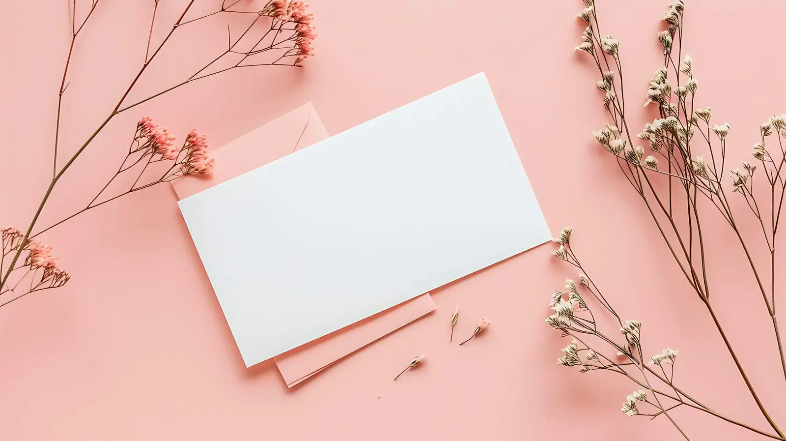 Blank Paper Sheet Card Mockup with Copy Space — free download from Dotvec