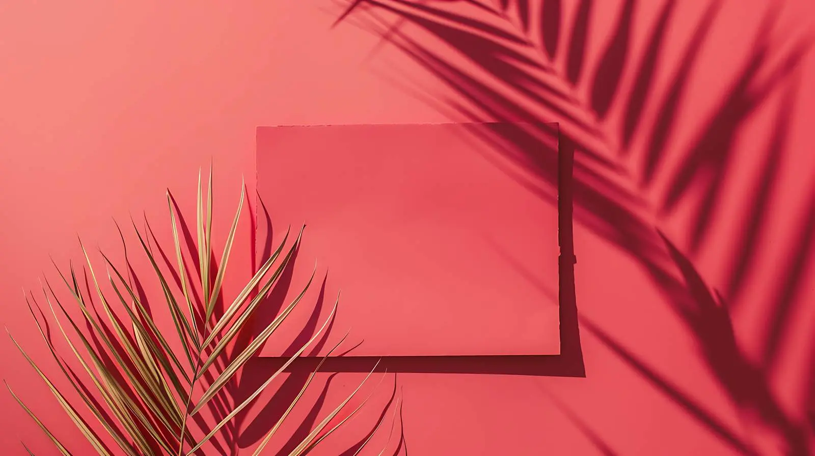 Blank Card with Mockup Space on Red Background — free download from Dotvec