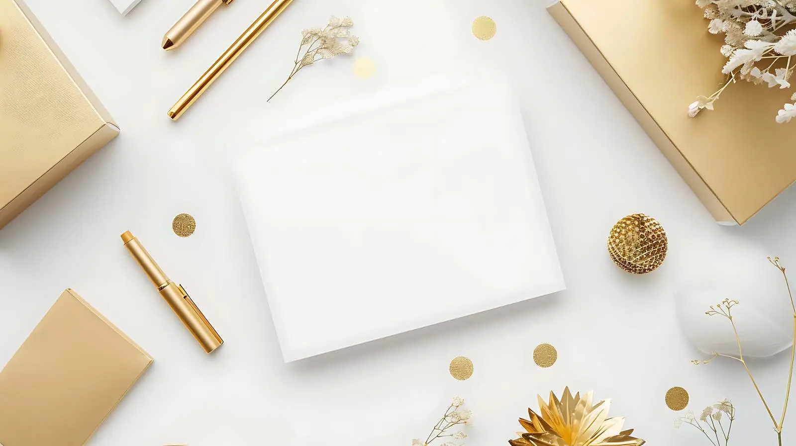 Blank Paper Sheet Card Mockup with Copy Space – free background template image from Dotvec