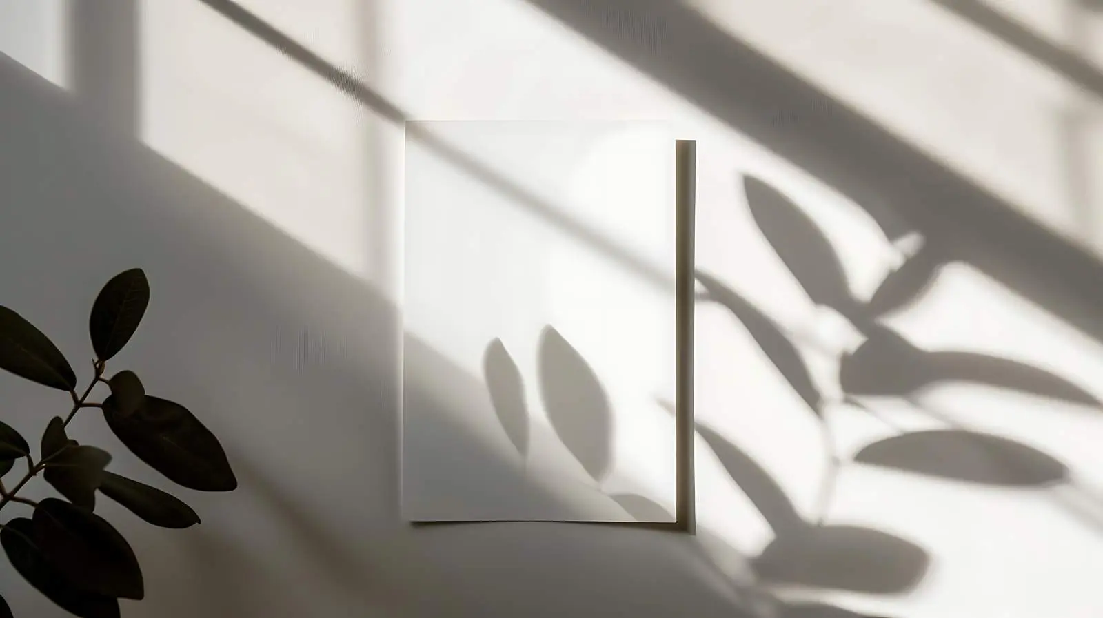 Blank Paper Sheet Card Mockup with Space — free download from Dotvec