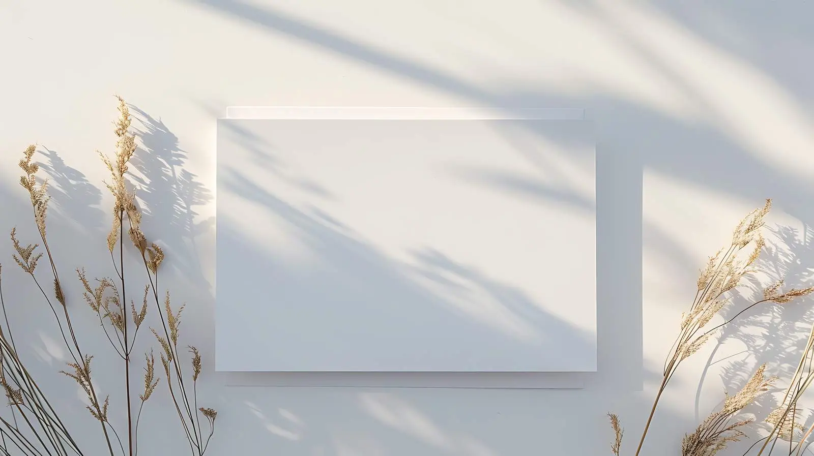 Blank Paper Sheet Cards on Dry Grass — free download from Dotvec