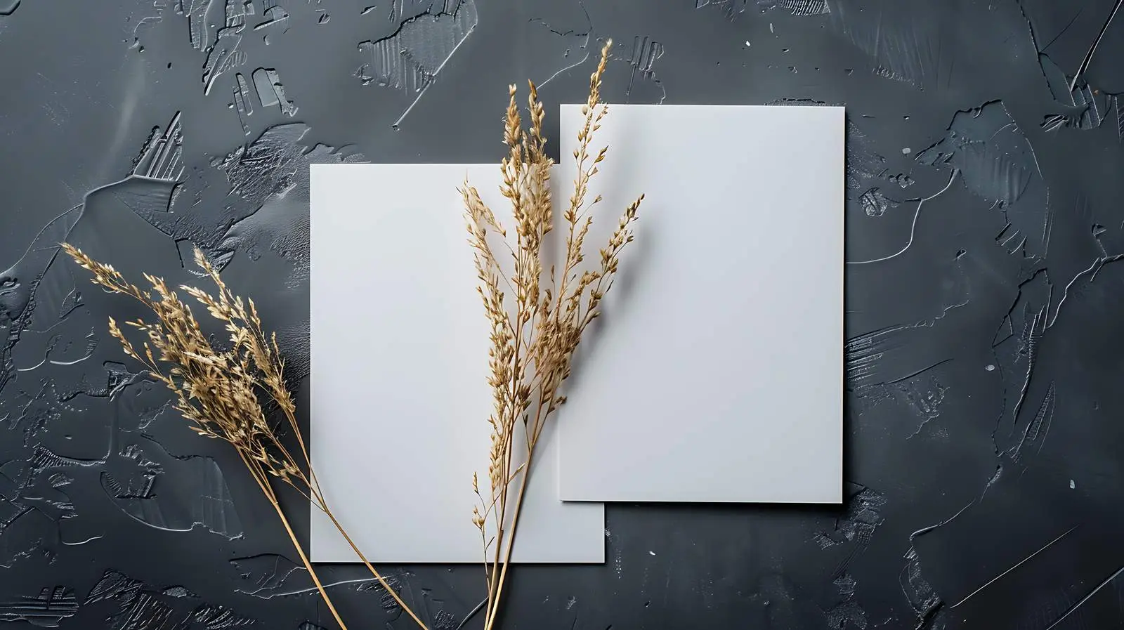 Blank Paper Sheet Cards with Mockup Space — free download from Dotvec