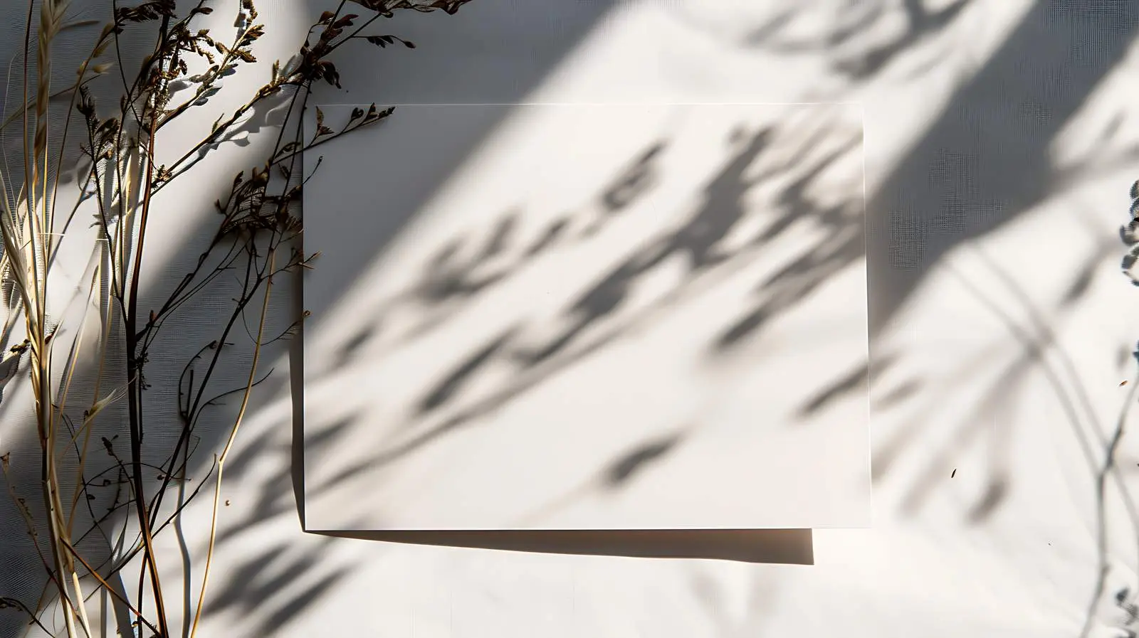 Blank Paper Sheet Cards Mockup with Dry Grass — free download from Dotvec