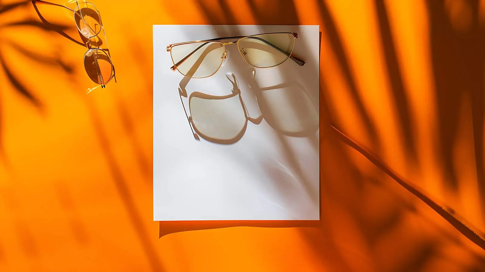 Blank Paper Sheet Mockup with Glasses — free download from Dotvec