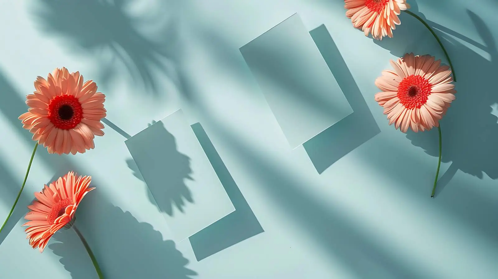 Blank Paper Sheet with Pampas Grass Mockup — free download from Dotvec