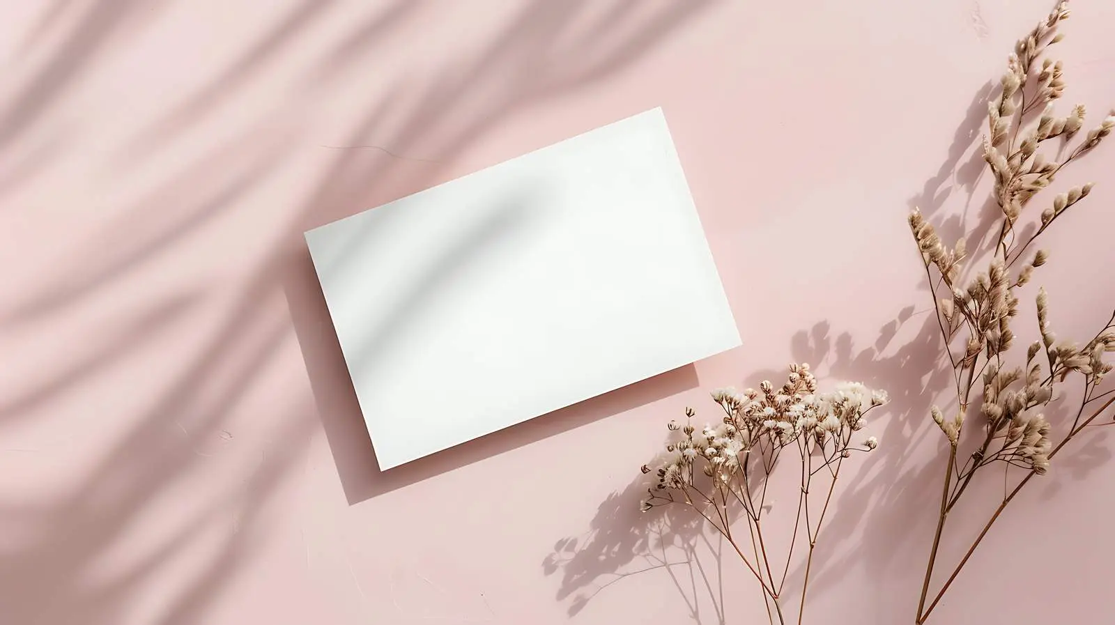 Blank Invitation Card with Copy Space – free message card image from Dotvec