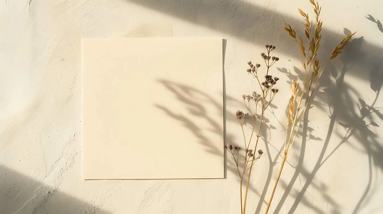 Blank Invitation Card on Neutral Background — free download from Dotvec