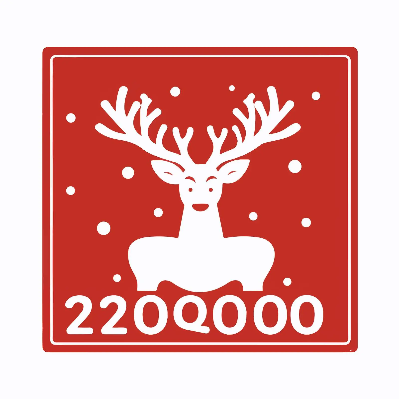 Merry Christmas 2020 Vector with Reindeer — free download from Dotvec