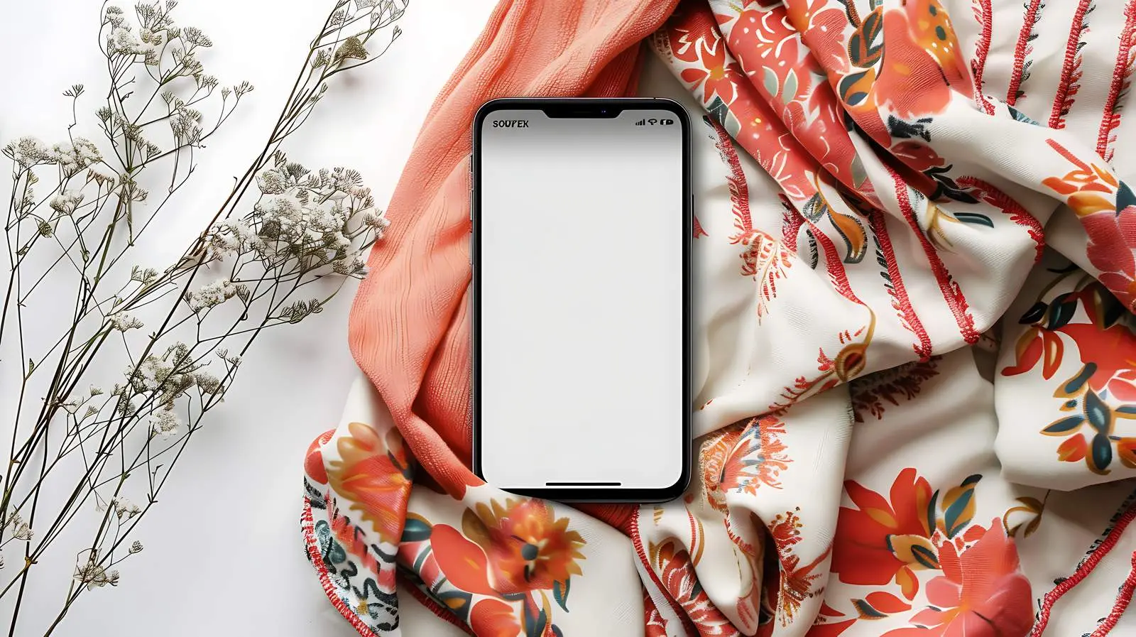 Minimalist Mobile Phone Blog App Template — free download from Dotvec