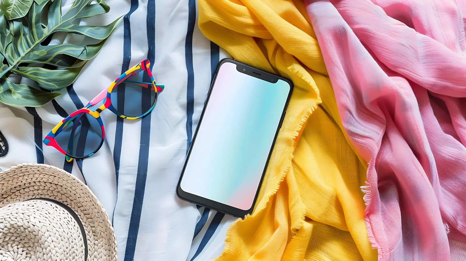 Minimalist Mobile Phone Blank Screen Template — free download from Dotvec