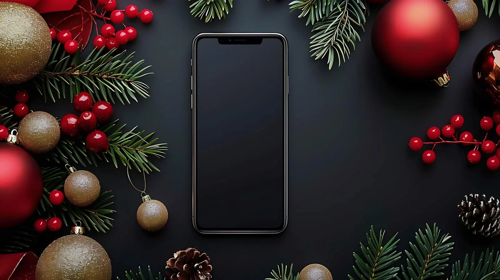 Blank Mobile Phone Screen with Round Beige Background – free communications image from Dotvec