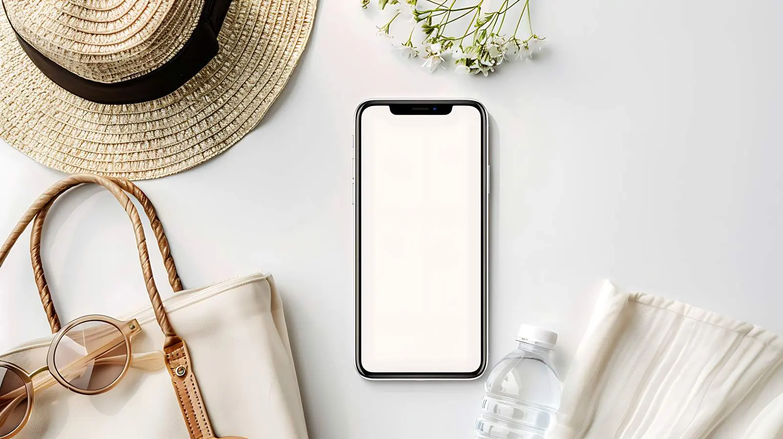 Blank Mobile Phone Screen with Copy Space — free download from Dotvec