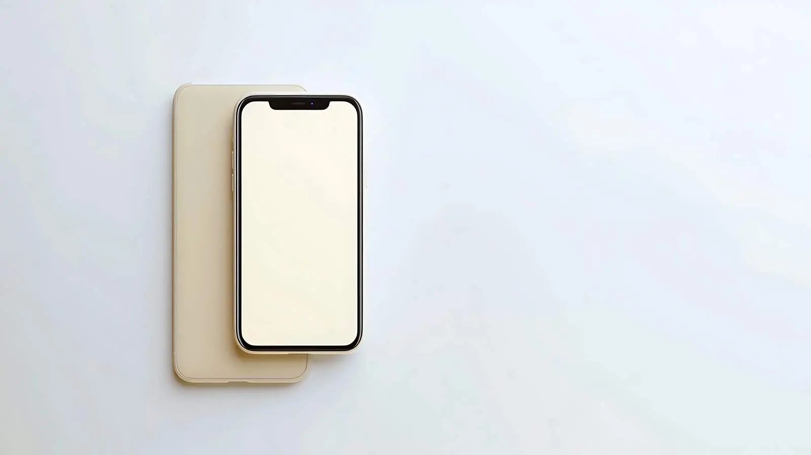 Smartphone with Blank Screen and Empty Display – free icon image from Dotvec