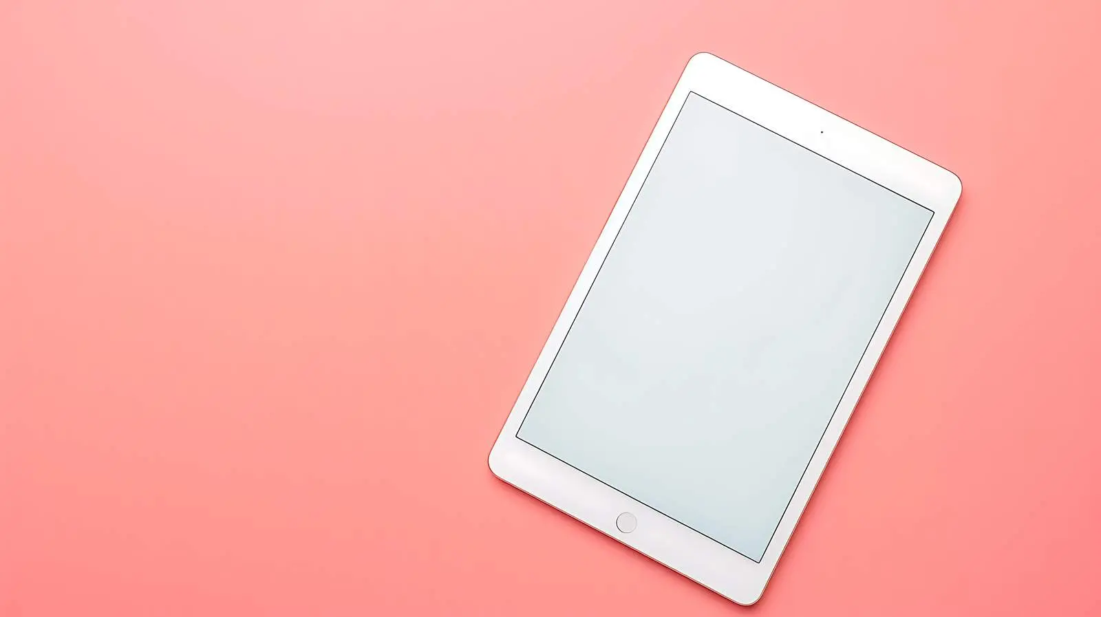 Blank Tablet Screen with Copy Space – free ui design image from Dotvec