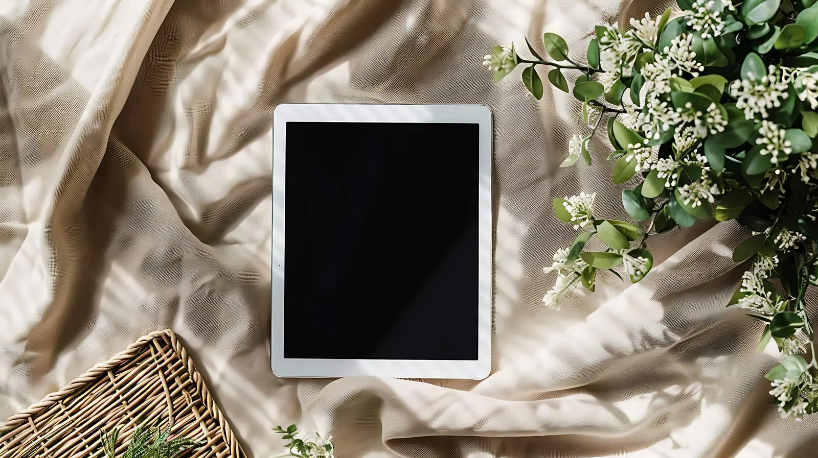 Blank Tablet Screen with Copy Space in Classic Design – free user image from Dotvec