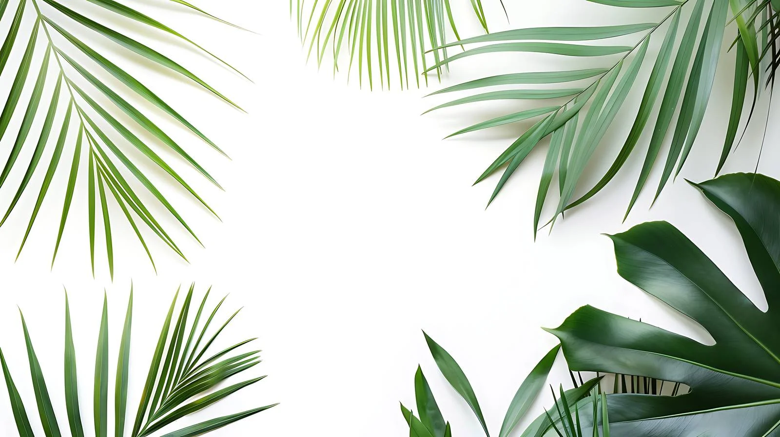 Minimalist Palm Leaf Lightbox — free download from Dotvec