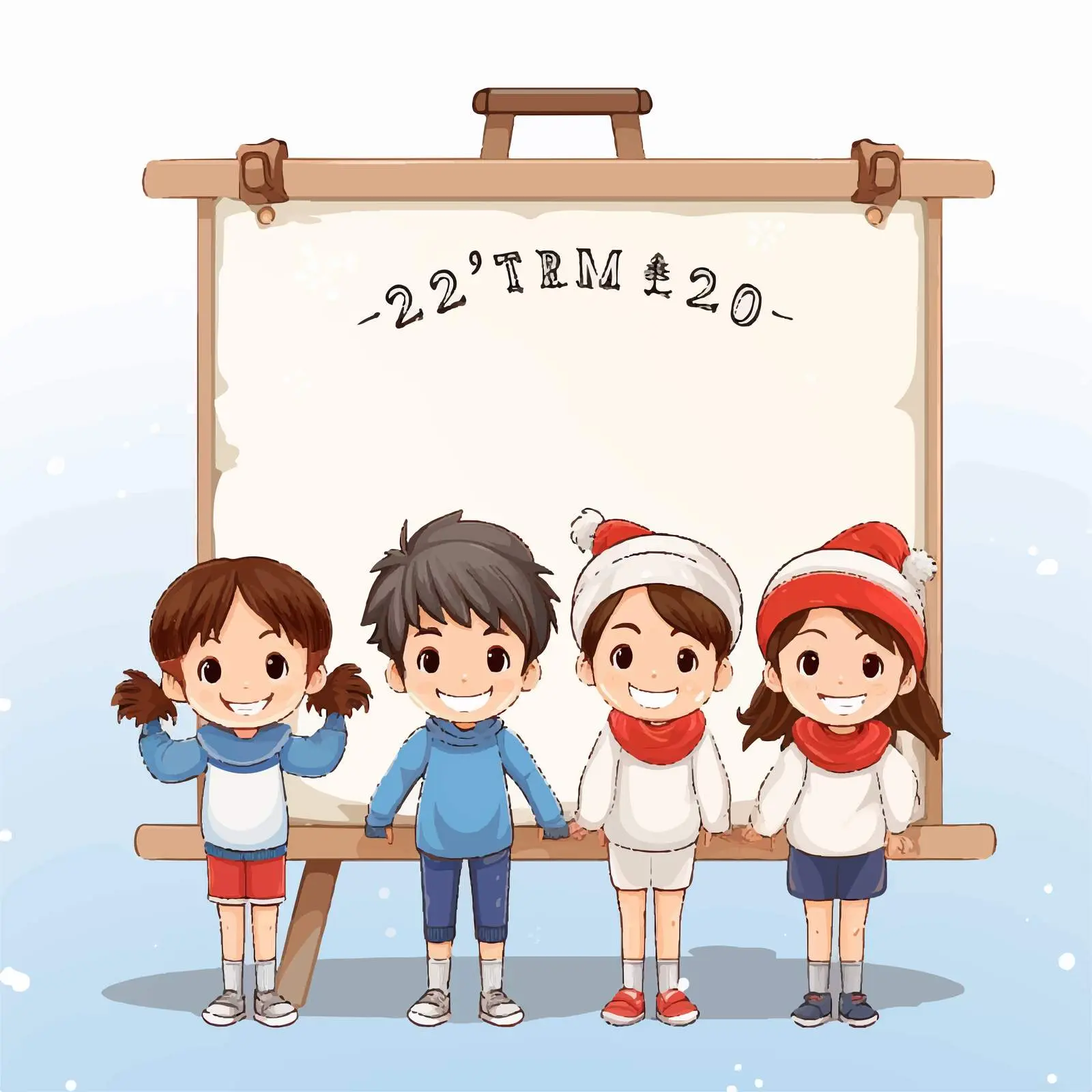 Merry Christmas 2020 Wooden Board Vector Design — free download from Dotvec