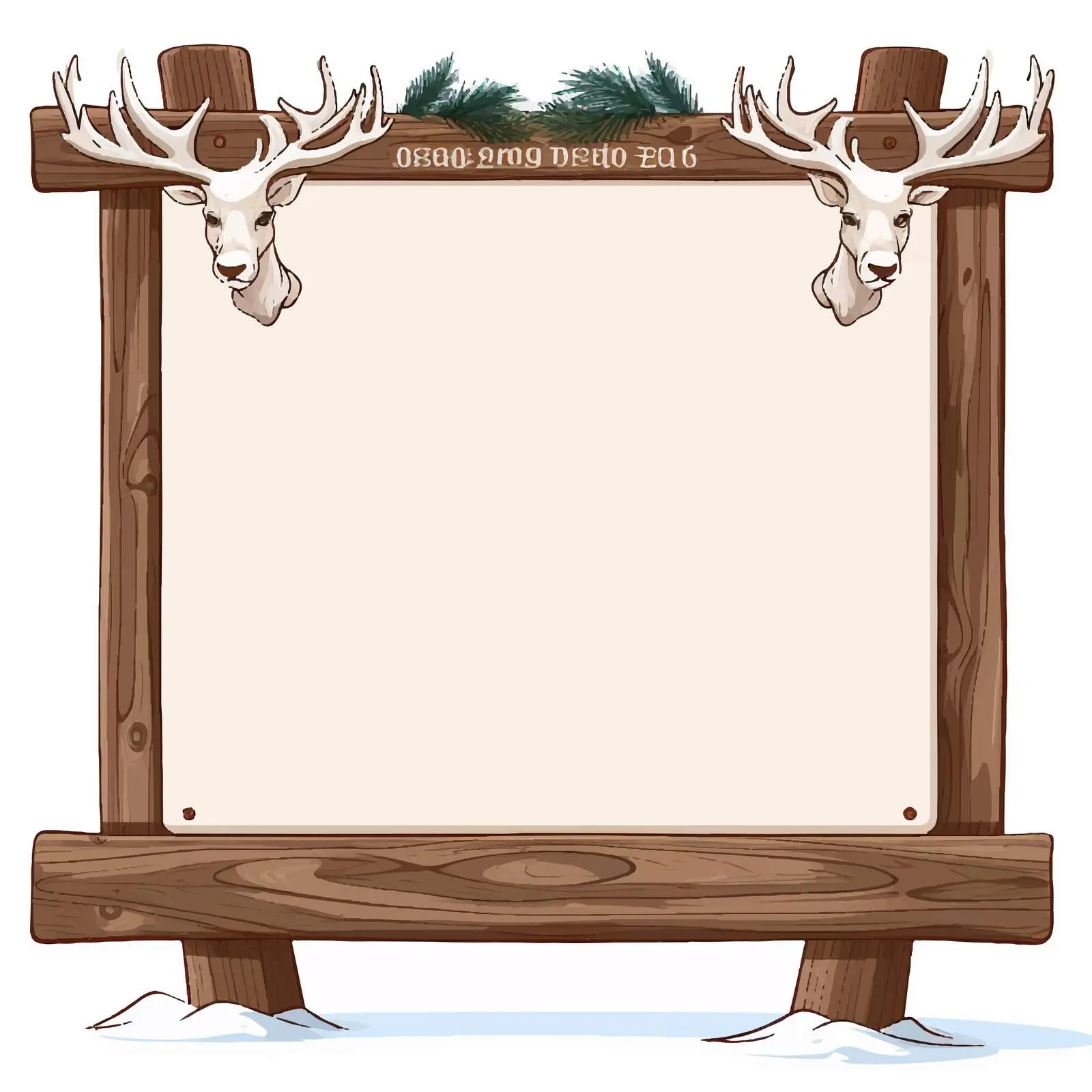 Merry Christmas 2020 Wooden Board Vector — free download from Dotvec