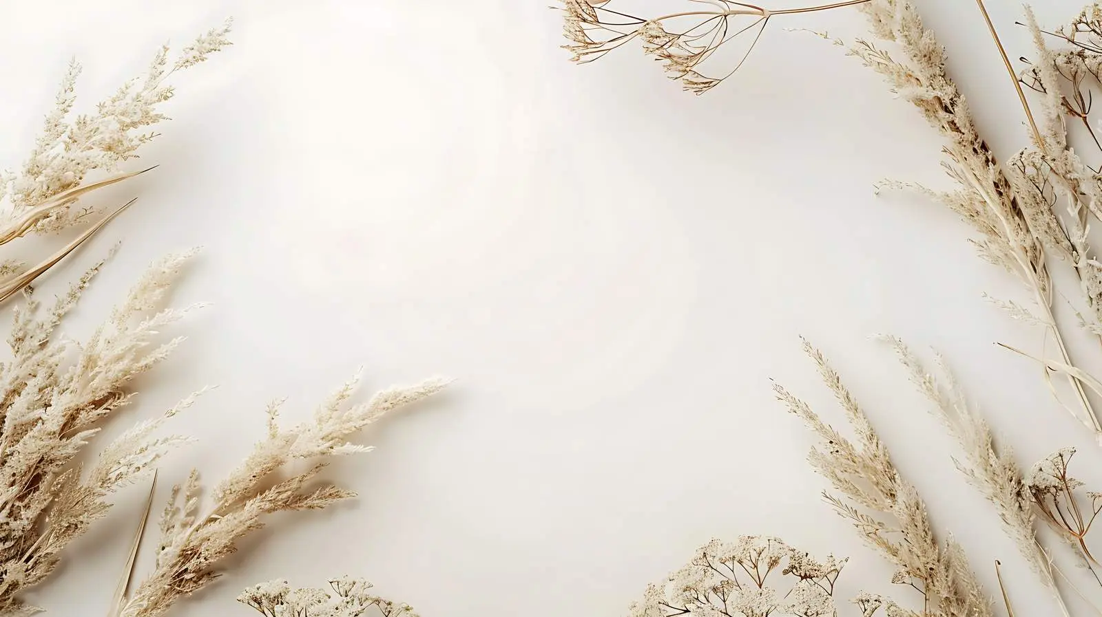 Blank Wreath Frame with Dried Grass Stems — free download from Dotvec