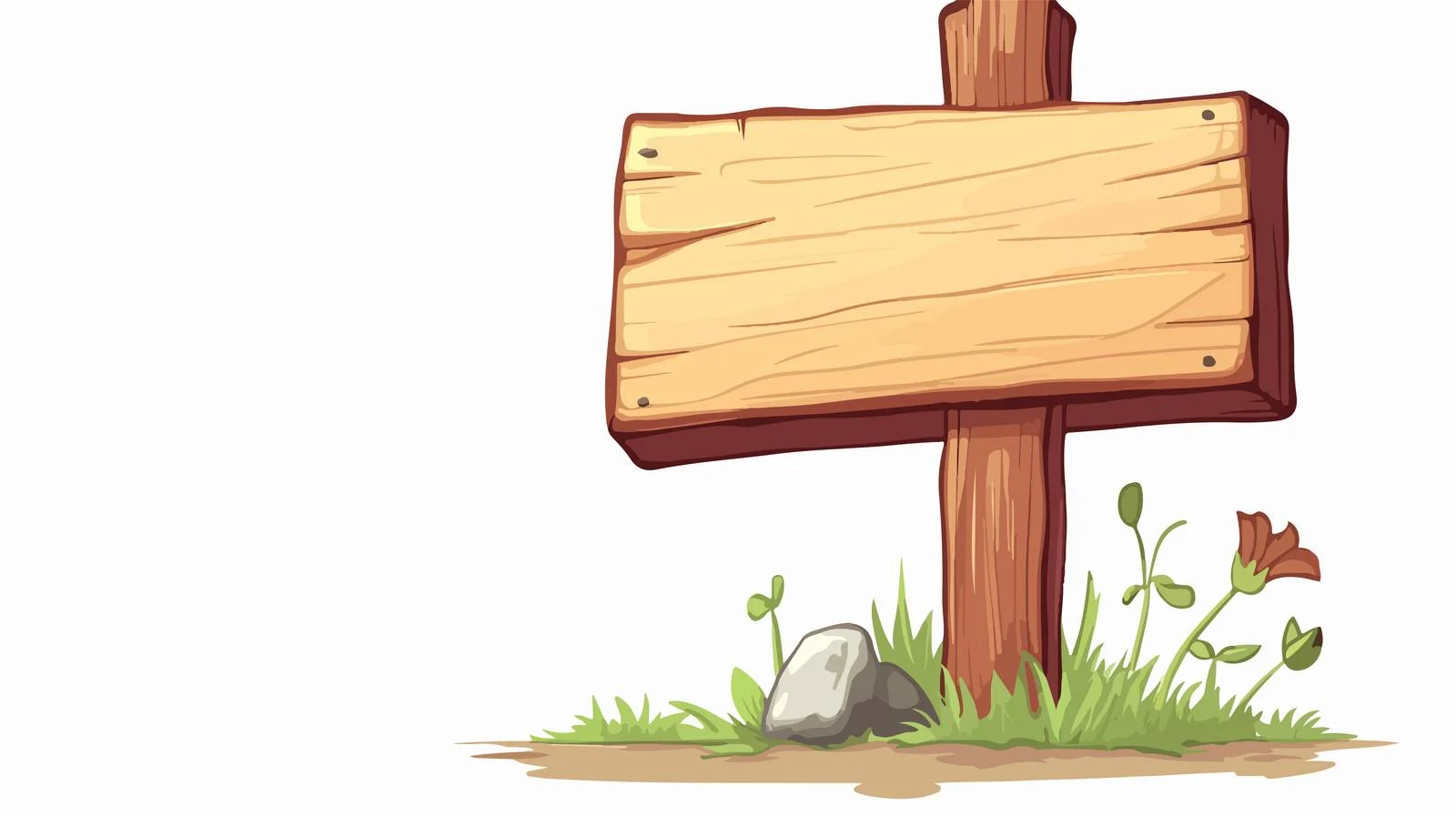 Cartoon Signpost Stock Vector Usage — free download from Dotvec