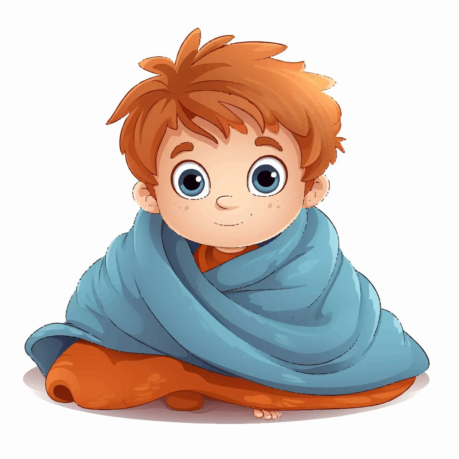 Cartoon Blanket Vector Illustration — free download from Dotvec
