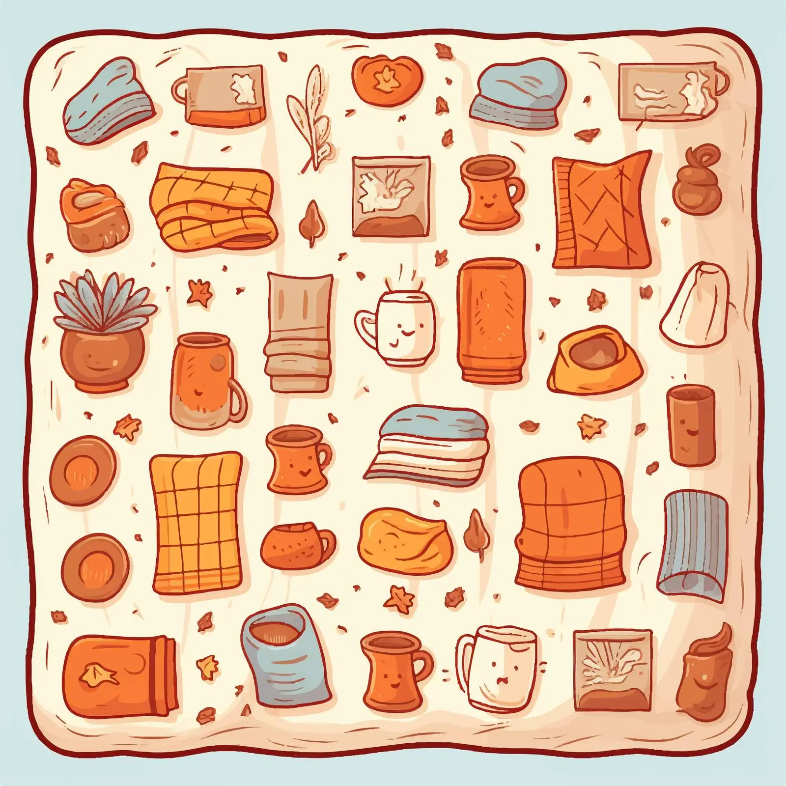 Isolated Blanket Vector Illustration on White Background — free download from Dotvec